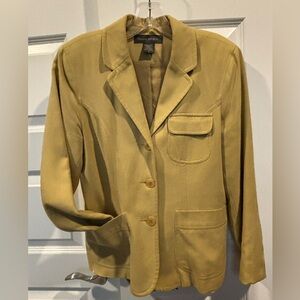 Banana Republic Size 2 Women's Tan Silk Jacket